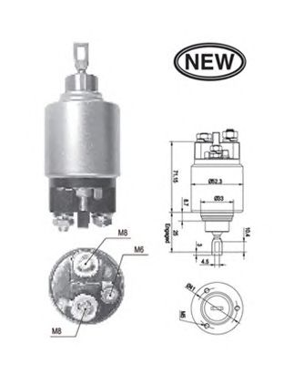 MAGNETI MARELLI 940113050543 -  Тяговое реле, стартер